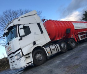 Artic truck carrying out Bulk Sludge Haulage