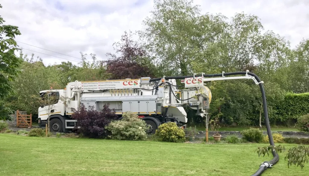 Septic Tank emptying and cleaning by ces environmental services in Clare Limerick & Galway