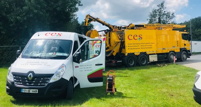 Septic tank emptying and environmental services by ces environmental services in Clare Limerick & Galway