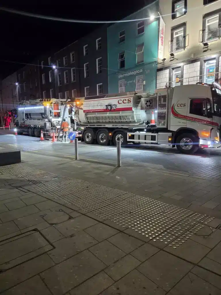 drain CCTV at night