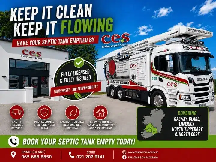 CES Septic Tank Emptying September