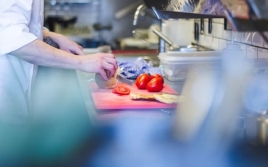 CES Environmental Services for the Hospitality Industry - image of chef chopping in kitchen