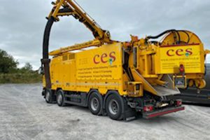 CES Truck used for High Pressure Water Jetting Services